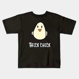 Thick Chick Funny Body Positivity Women Kids T-Shirt